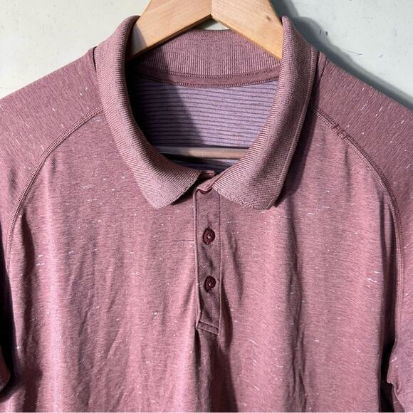 Lululemon Lululemon Metal Vent Tech Polo 2.0 White/ Chalky Rose Size XL - Picture 11 of 13